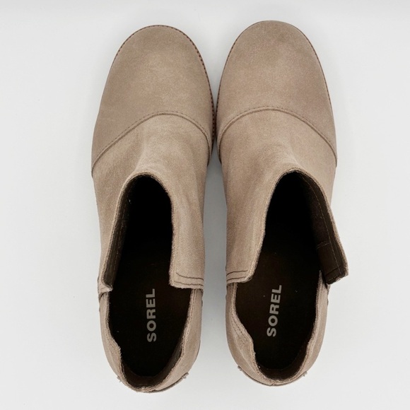 Sorel Cate Cut Out Ankle Bootie 7.5 Ash Brown Women's - Picture 5 of 10